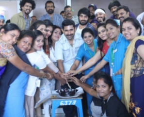 Vijay Antony Celebrate Womens Day @ Tamilarasan Shooting Spot