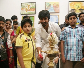 Siva Karthikeyan Inaugurated Painting Exhibition