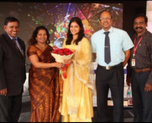 Aditi Balan @ Hindustan Arts & Science College Cultural