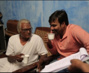 Seethakaathi Working Stills